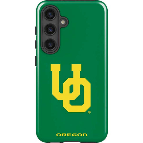 University of Oregon UO on Green Galaxy S25 Plus Impact Case